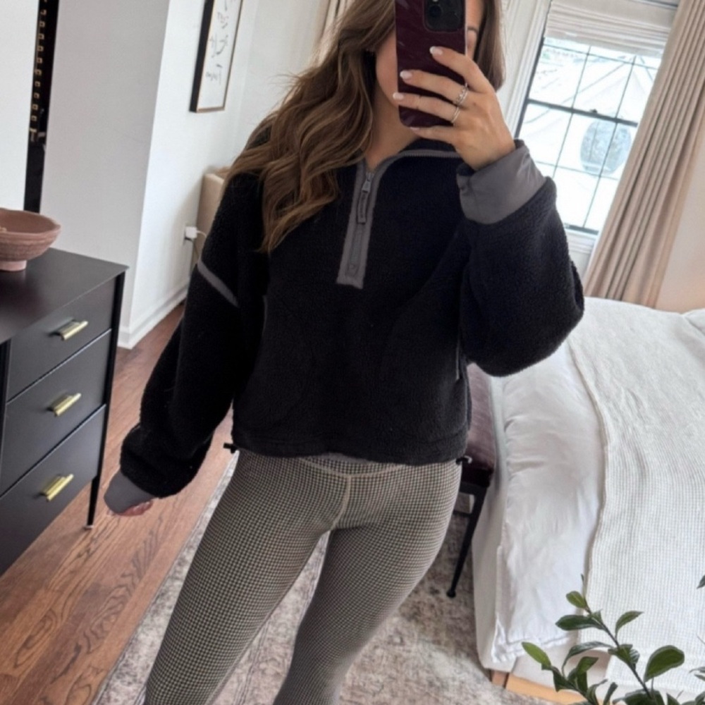 Free people navy fleece